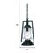 Homeroots 17 x 9 x 9 in. Kero 1-light Matte Black Hanging Light 397976 - alternate 2